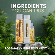 Rosemary Hair Growth Set: Selvatico Shampoo, Conditioner & Hair Growth Spray